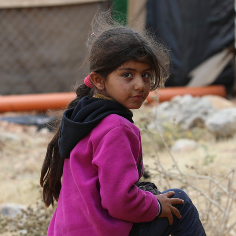 Young girl in the west bank